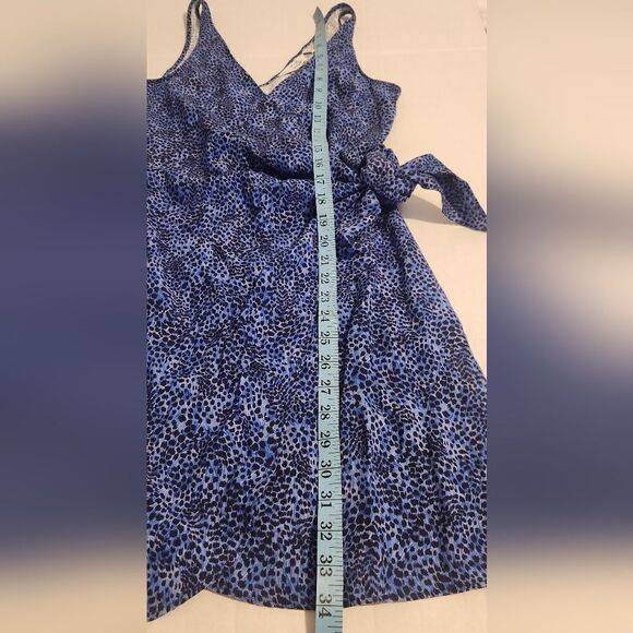 & Other Stories Wrapping Blue Mini Dress Size 4 - Picture 12 of 13